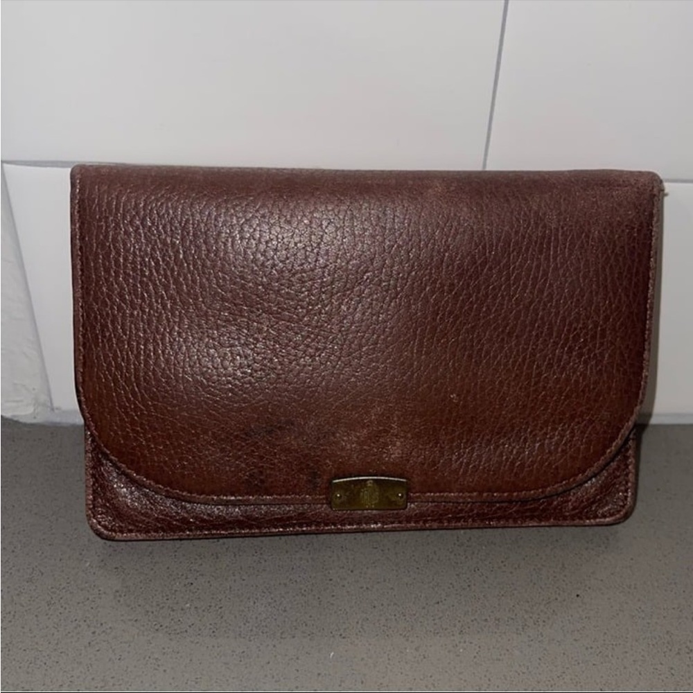 Mark Cross Leather Wallet Clutch